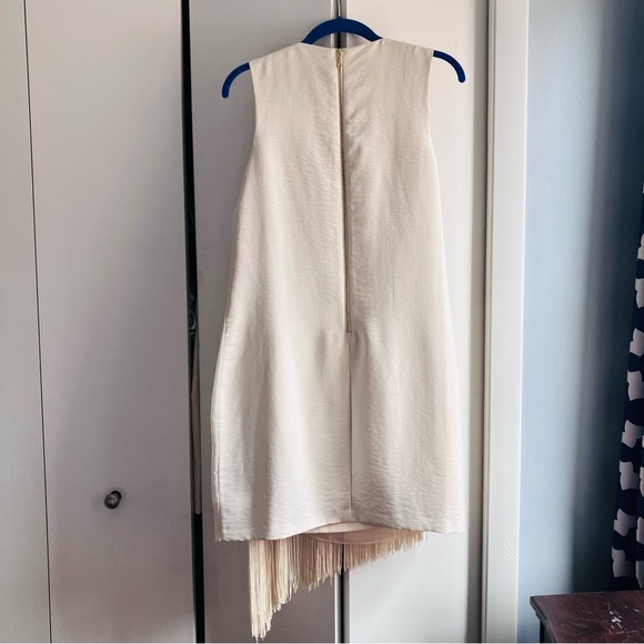 RACHEL Rachel Roy Champagne Fringe Tassel Dress, EUC - Picture 4 of 15